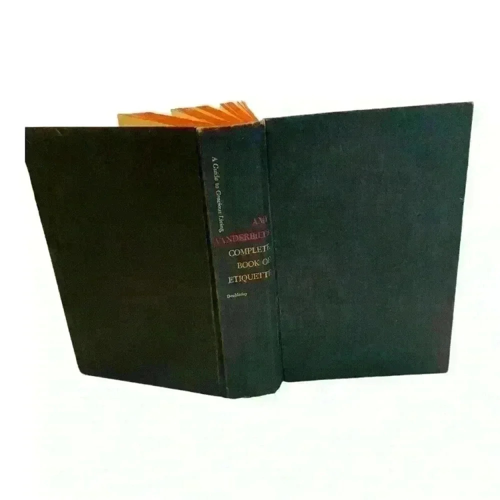 Amy Vanderbilt's Complete Book of Etiquette 1954 Hardcover Vintage